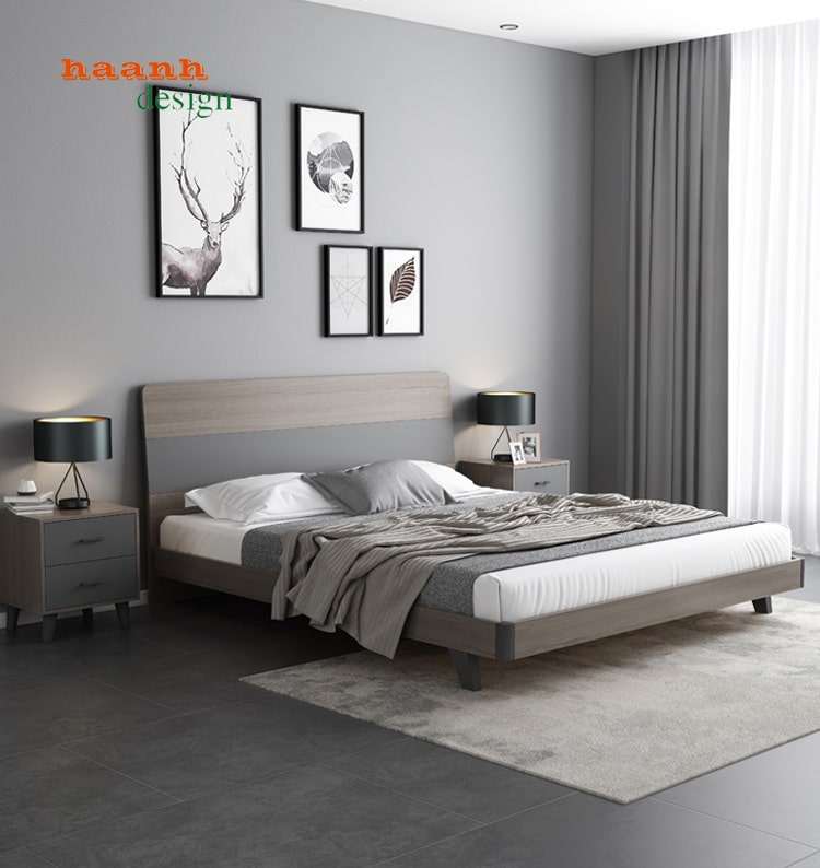 Giường ngủ gỗ công nghiệp
