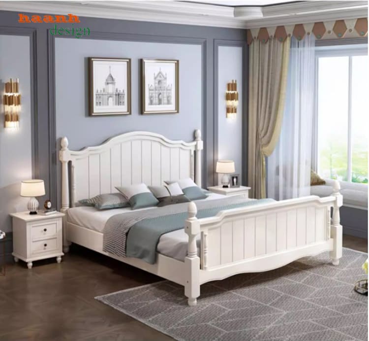 Giường ngủ khách sạn cao cấp chuẩn 5 sao – mẫu giường đẹp-GNK 008