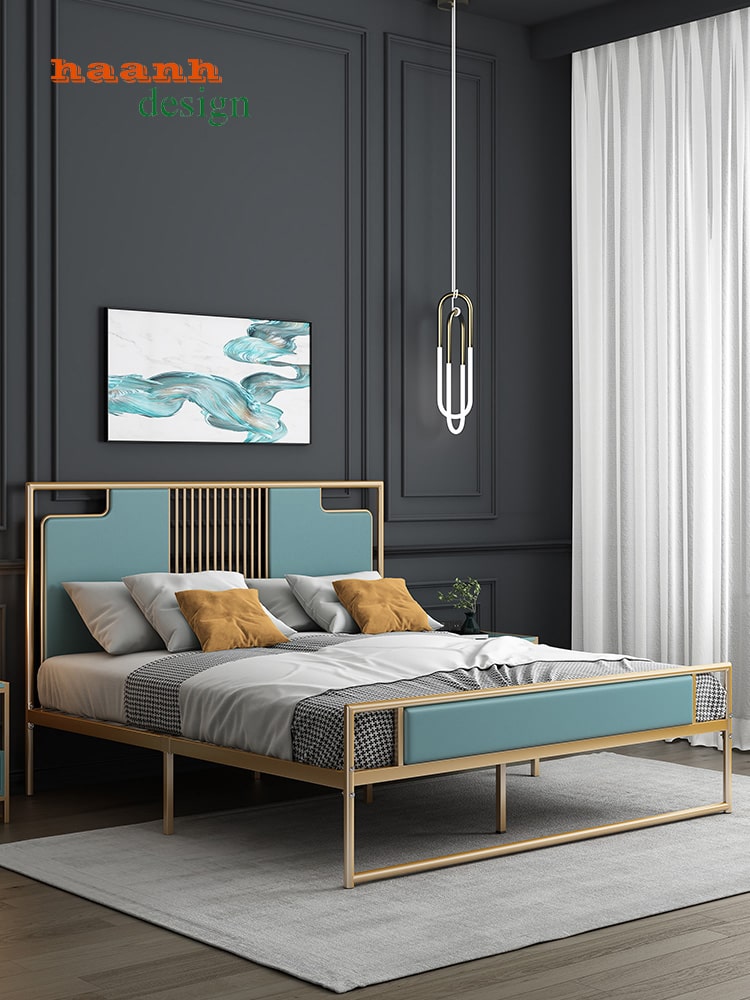 Giường ngủ sắt sơn tĩnh điện