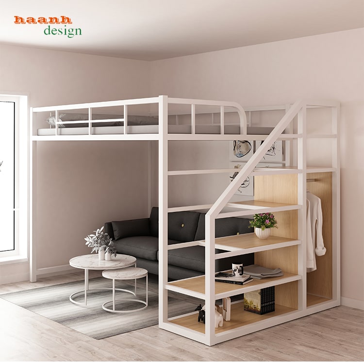 giường tầng sắt