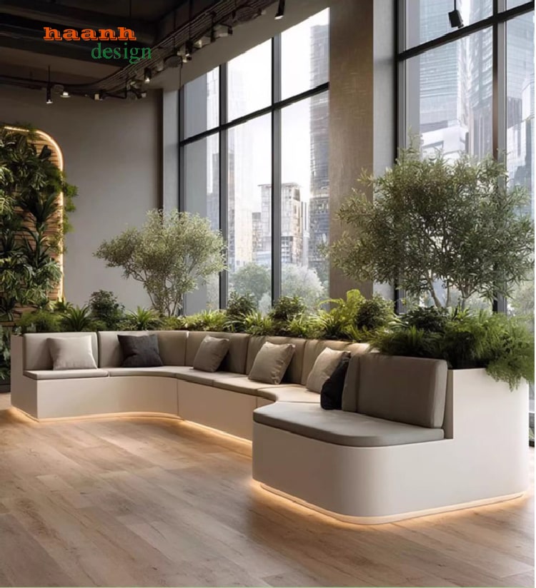 Sofa sảnh khách sạn – Sự kết hợp giữa tiện nghi và thẩm mỹ-SFK 009