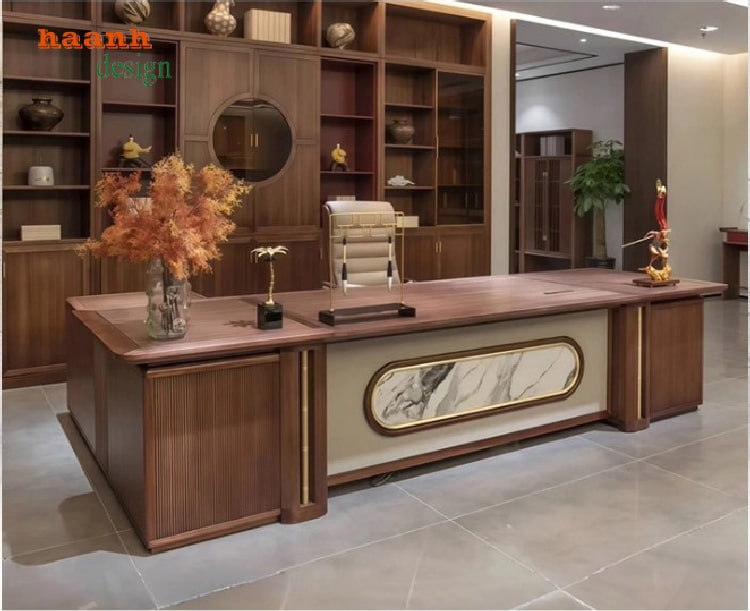 Bàn làm việc của lãnh đạo hiện đại – Sang trọng và đẳng cấp-PGG 016