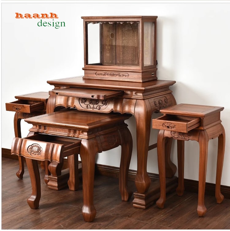 Sập thờ gỗ giả cổ