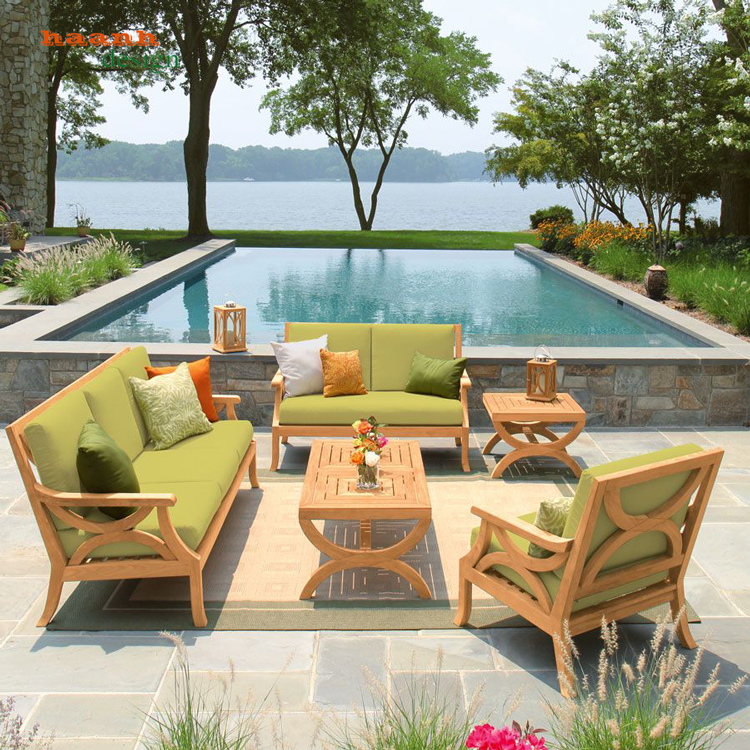 Sofa gỗ ngoài trời
