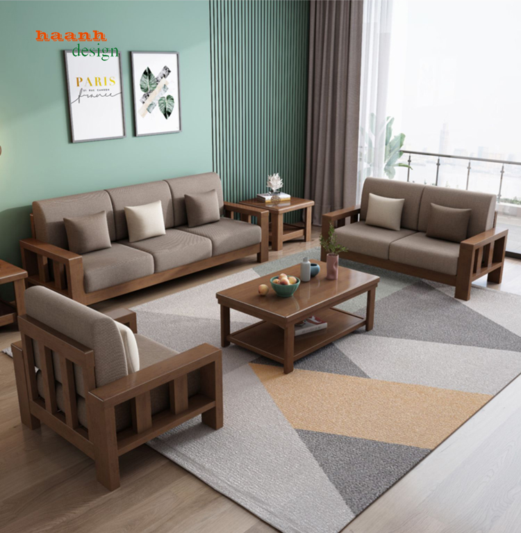 Sofa gỗ tự nhiên