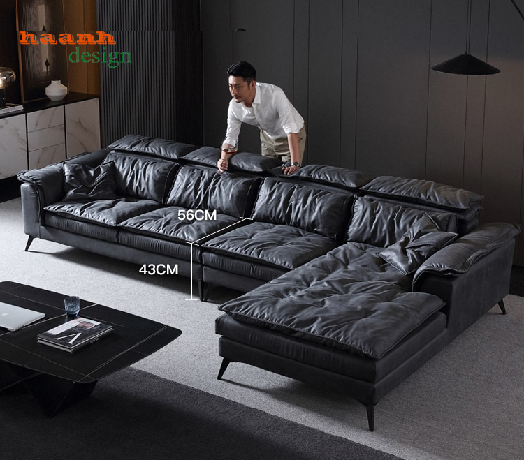 Sofa nỉ hiện đại