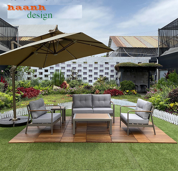 Sofa sắt ngoài trời