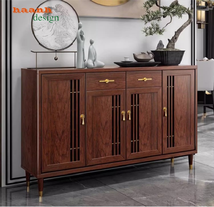 Tủ đựng giày gỗ sồi tự nhiên nhập khẩu Mỹ đẹp hiện đại-TGH 010