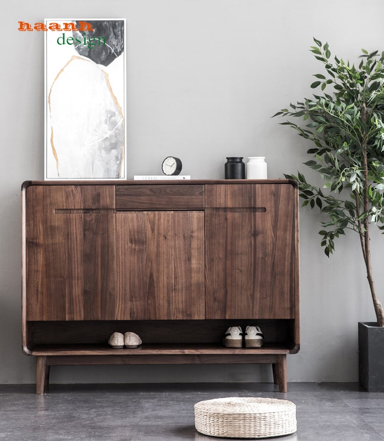 Tủ giầy dép gỗ tự nhiên