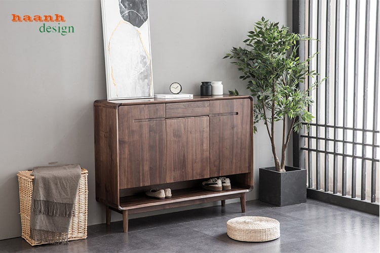 Tủ giầy dép gỗ tự nhiên