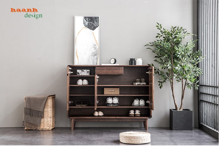 Tủ giầy dép gỗ tự nhiên