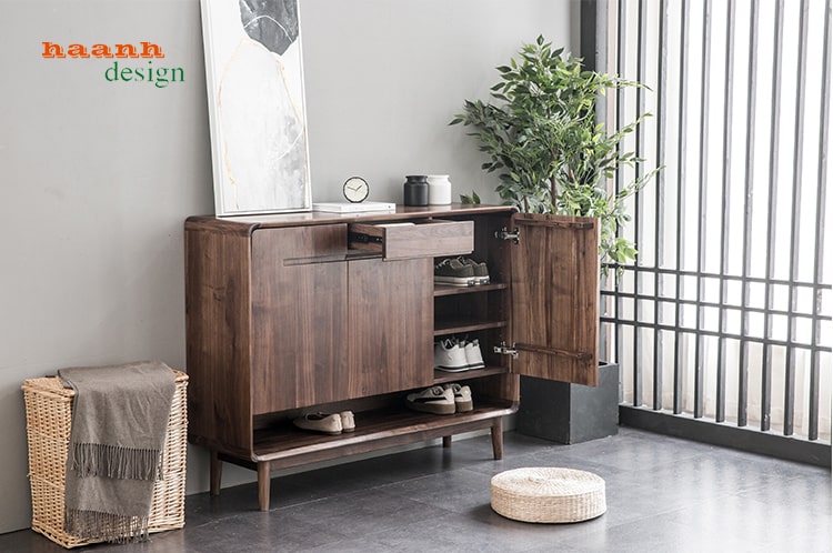 Tủ giầy dép gỗ tự nhiên