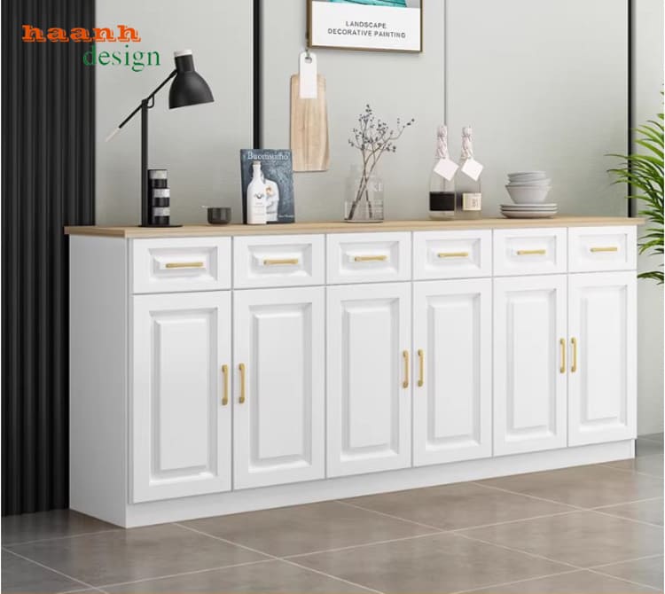 Tủ đựng đồ nhà bếp gỗ công nghiệp đa năng tiện dụng hiện đại-TDN 002