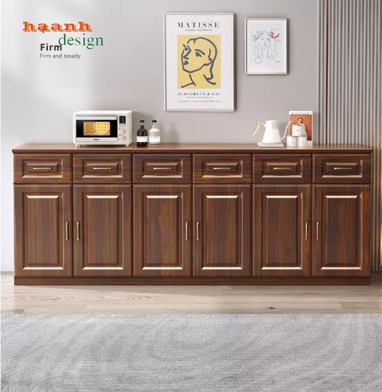 Top mẫu tủ gỗ đựng đồ nhà bếp đẹp sang trọng hiện nay-TLT 011