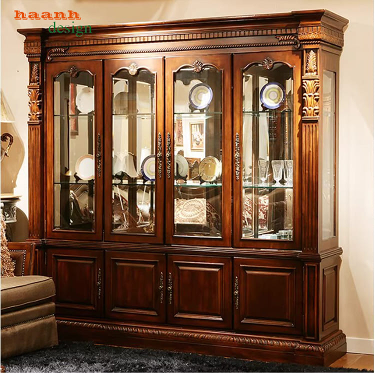 Mẫu tủ rượu tân cổ điển đẹp phong cách châu Âu-TCC 013