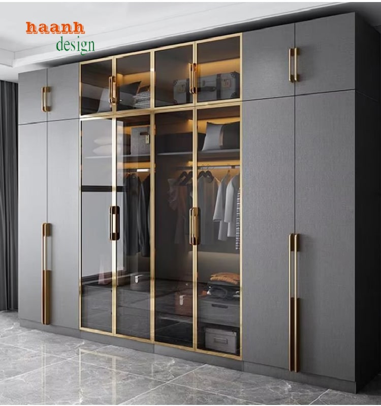 Tủ quần áo gia đình – Lựa chọn hiện đại cho không gian sống-TAH 012
