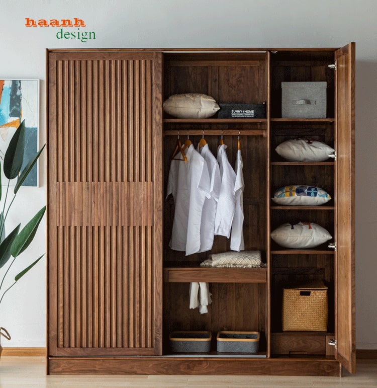 Tủ quần áo gỗ tự nhiên