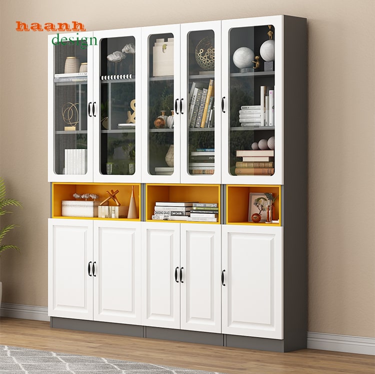 Tủ sách gỗ công nghiệp