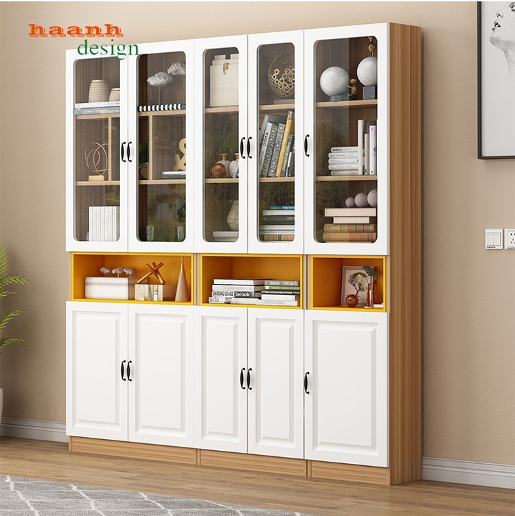 Tủ sách gỗ công nghiệp
