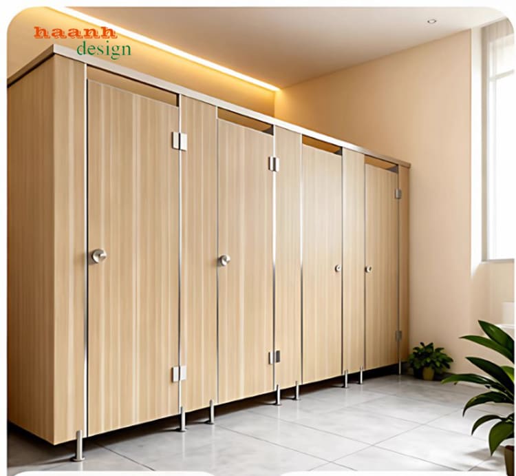 Vách ngăn nhà vệ sinh compact inox 304 bền bỉ, thẩm mỹ-VGS 001
