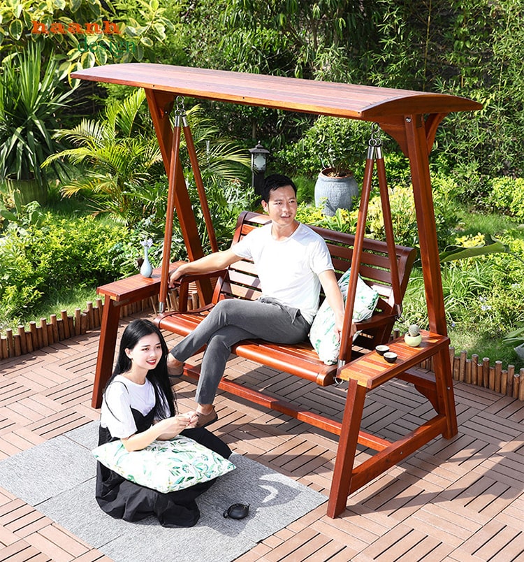 Xích đu gỗ tự nhiên