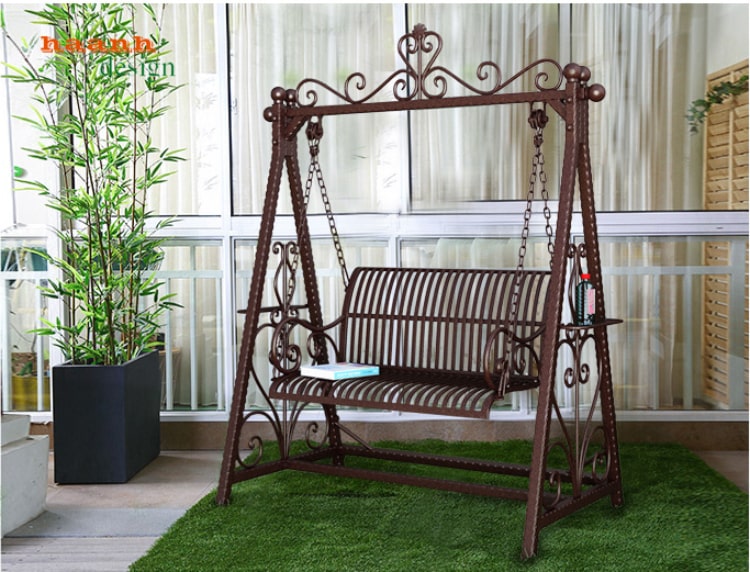 Xích đu sắt sơn tĩnh điện