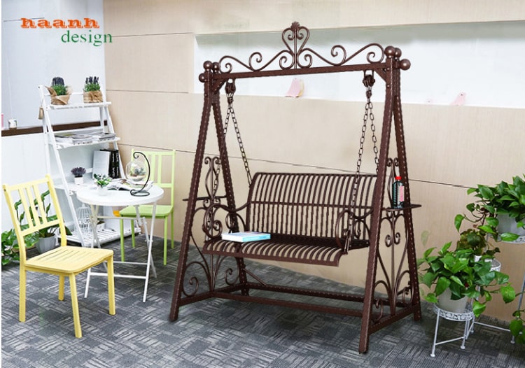Xích đu sắt sơn tĩnh điện