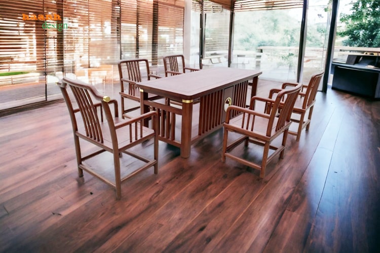Bàn trà gỗ tự nhiên Sự kết hợp hoàn hảo giữa thiên nhiên và nghệ thuật