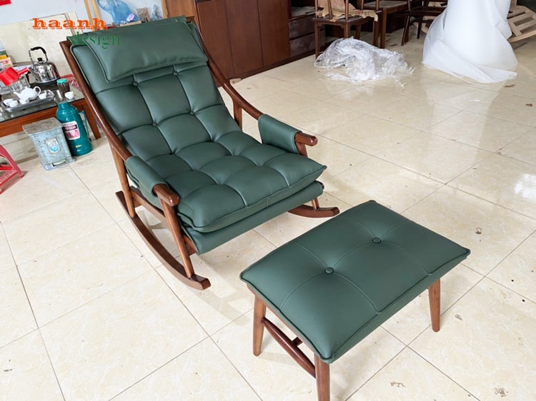Ghế thư giãn đọc sách gỗ sồi tự nhiên sản phẩm cho mọi gia đình 